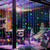 1pc Solar Curtain String Lights Outdoor Fairy Lights Solar Powered Twinkle String Lights 8 Modes For Home Garden P