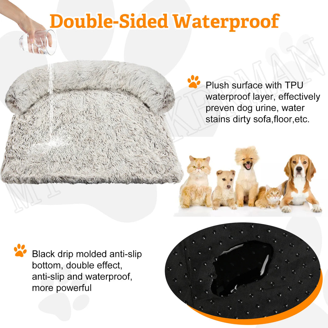 Pet Bed Sofa For Dog Bed Warm Nest Washable Soft Furniture Protector Mat Cat Blanket Large Dogs Sofa Bed