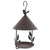 Iron Bird Feeder Rainproof Windproof Hanging Style