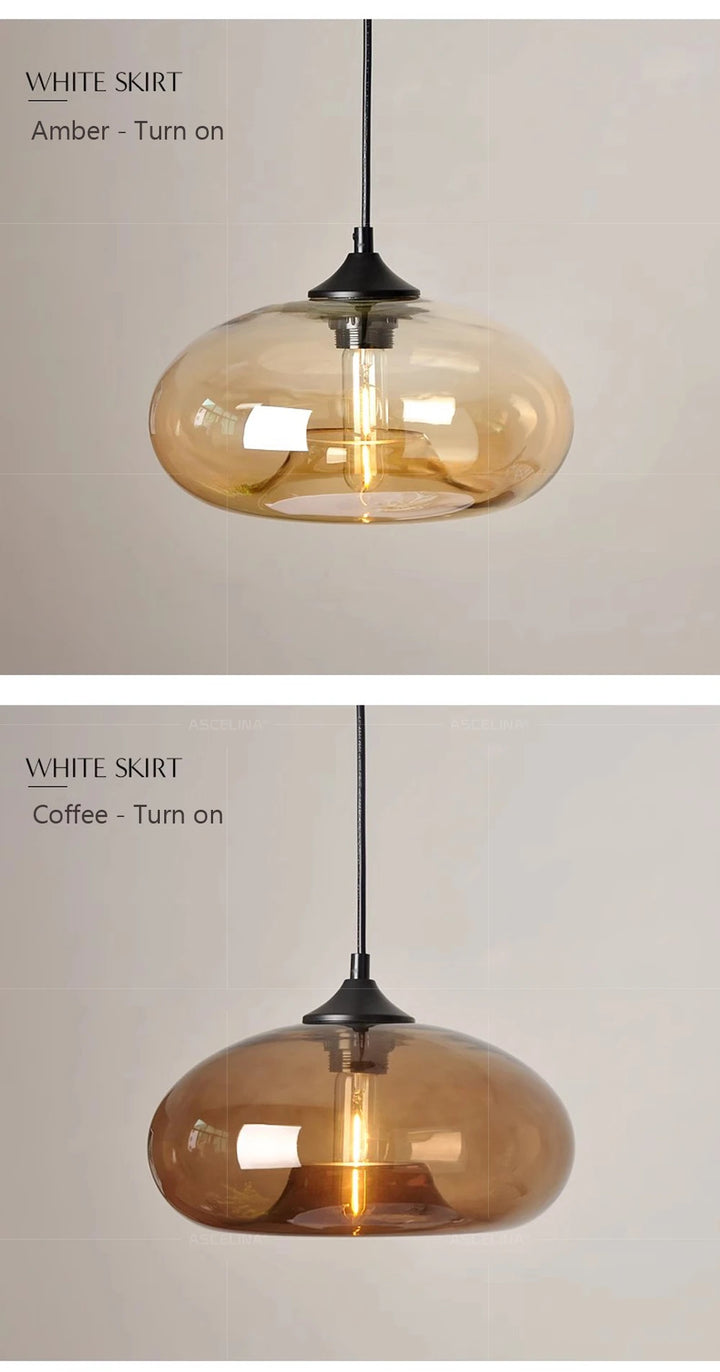 Modern Glass Colorful Pendant Lights Indoor Pendant Lamps