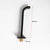 Matt Black & Chrome Brass Wall Mounted Basin Water Mixer Bathroom Quality Brass Single Handle Faucet Black Hot and Cold Tapware