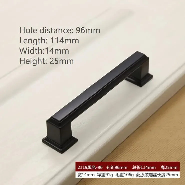 American Style Piano Black Hardware Cabinet Knob Handle European Style Garden Cabinet handle  Cabinet Knob Door Pull