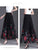 Thin Chinese Style Floral Chiffon Wide Leg Pants Women Tie Die Printed Button Loose High Waist Vintage Straight Trousers