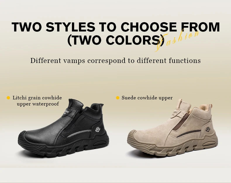 Insulated 6KV Plastic Toe Men's Safety Shoes Anti-impact Puncture-Resistant Work Boots Durable Labor Protection Footwear