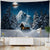 Christmas decoration tapestry, wall hanging, reindeer, Bohemian style, hanging on the wall, room decoration