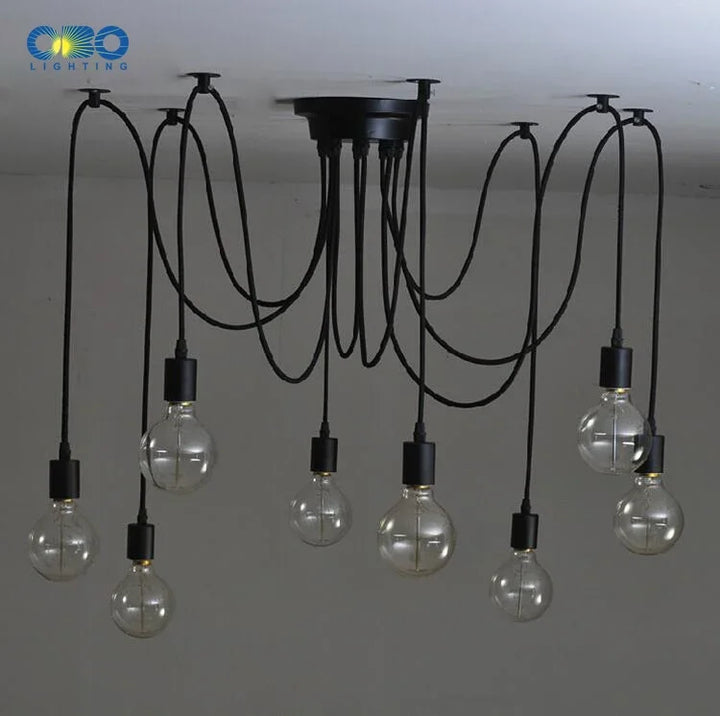 LOFT Office Retro Industrial Wind Chandelier Clothing Store Creative 6 First Sky Girl Scatter Chandelier