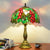 Turkish Table Lamp Tiffany Stained Glass with Dragonflys Vintage Desk Lamp Mediterranean Deco Lighting