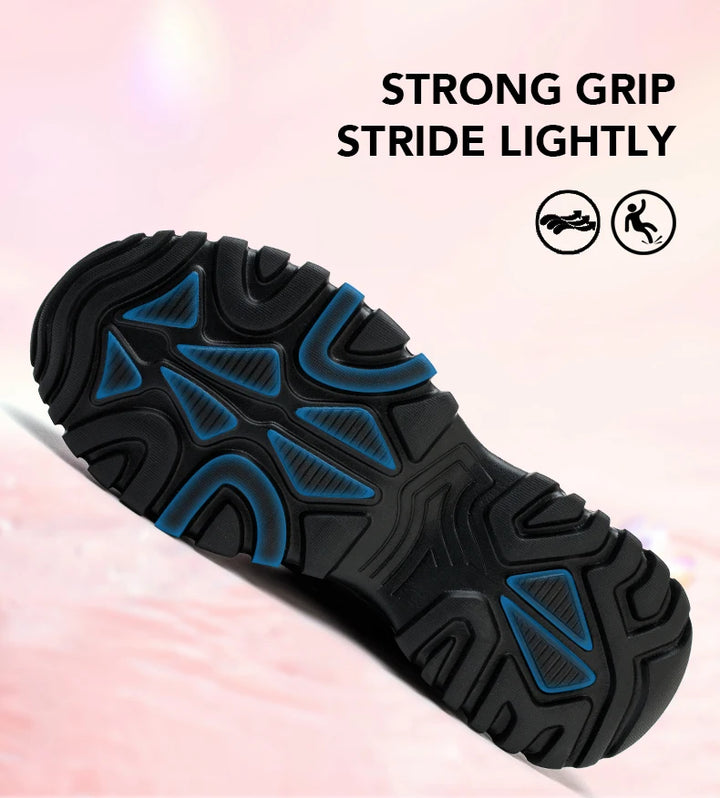 Safety Shoes Women Work Sneakers Structured Shoes Pneumatic-Proof Protective Shoes Work Boots Steel Toe Female Platform Shoes