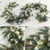 Handcrafted 74.8" Pine Christmas Garland with LED String Lights - Perfect for Indoor & Outdoor Holiday Decor, Christmas Decor