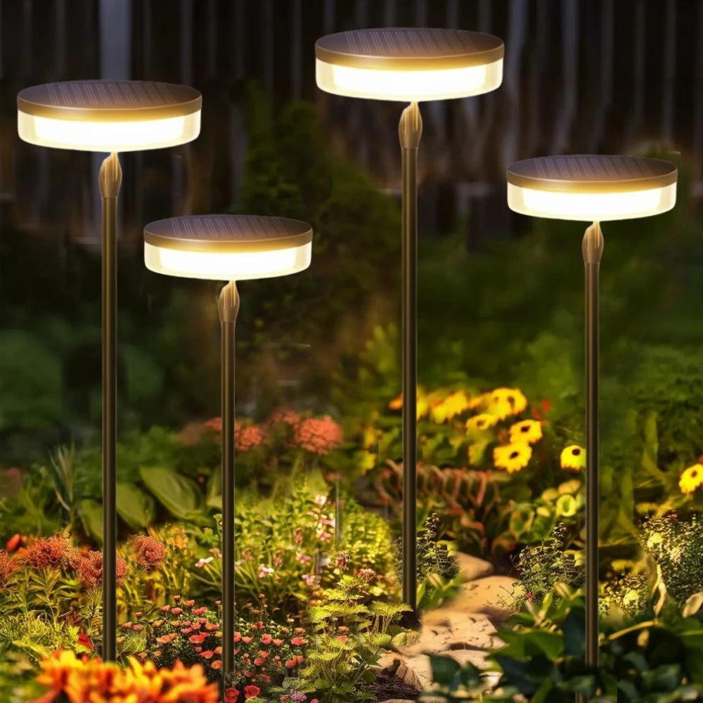 Outdoor Garden Solar Pathway Light Sway by Wind Solar Swaying Lights Bright IP65 Waterproof for Outside Yard Path Patio Lawn