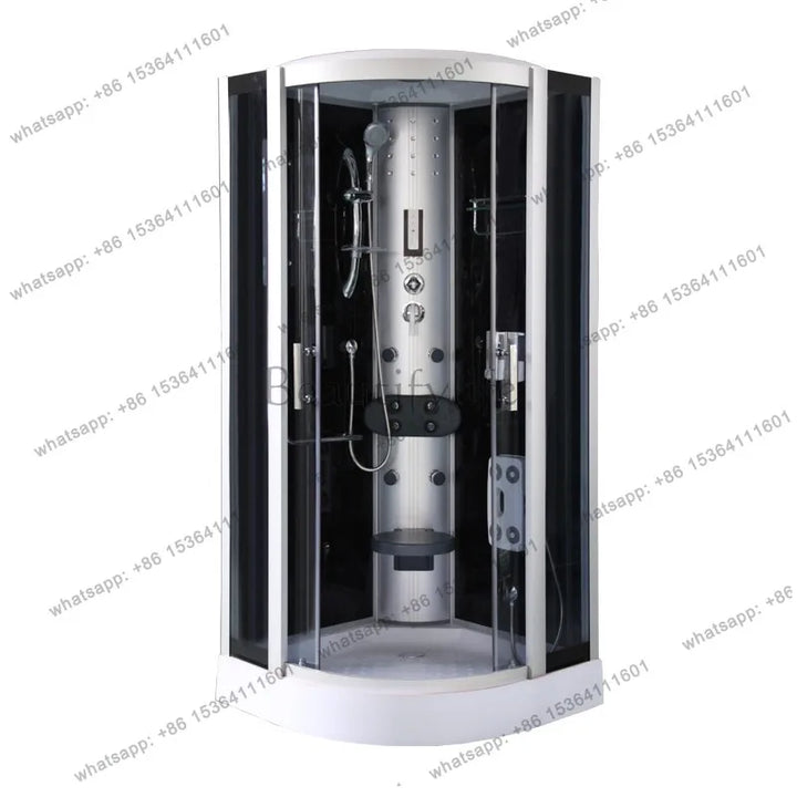 Manufacturers supply multi-functional integral shower room dry and wet separation bathroom tempered glass