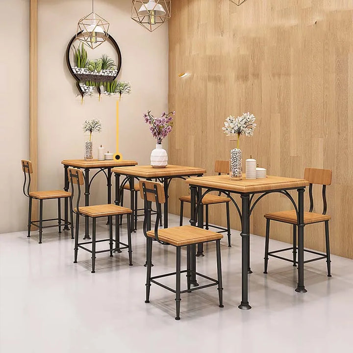 Light Luxury Dining Table Kitchen Unique Wooden Space Saving Modern Tables Conference Side Small Mesas De Comedor Furniture