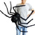 Large Black Spider for Halloween, giant spider decoration, professional accessories, for outdoor yard, scary decoration