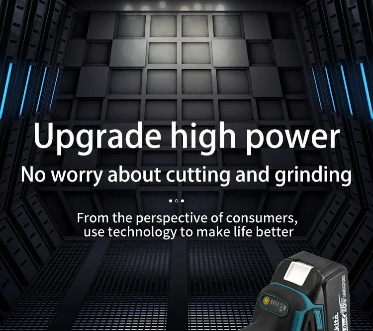 Makita DGA404 18V Brushless Electric Angle Grinder 125mm Cordless Grinder Metal Wood Grinding Polishing Cutting Power Tool