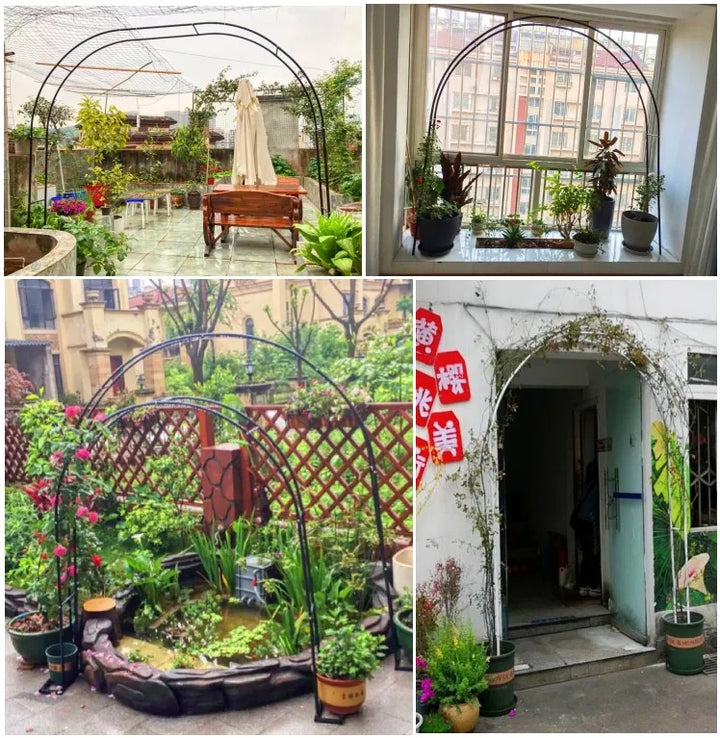 New Outdoor Wedding Arch Door Wrought Iron Home Garden Arches
