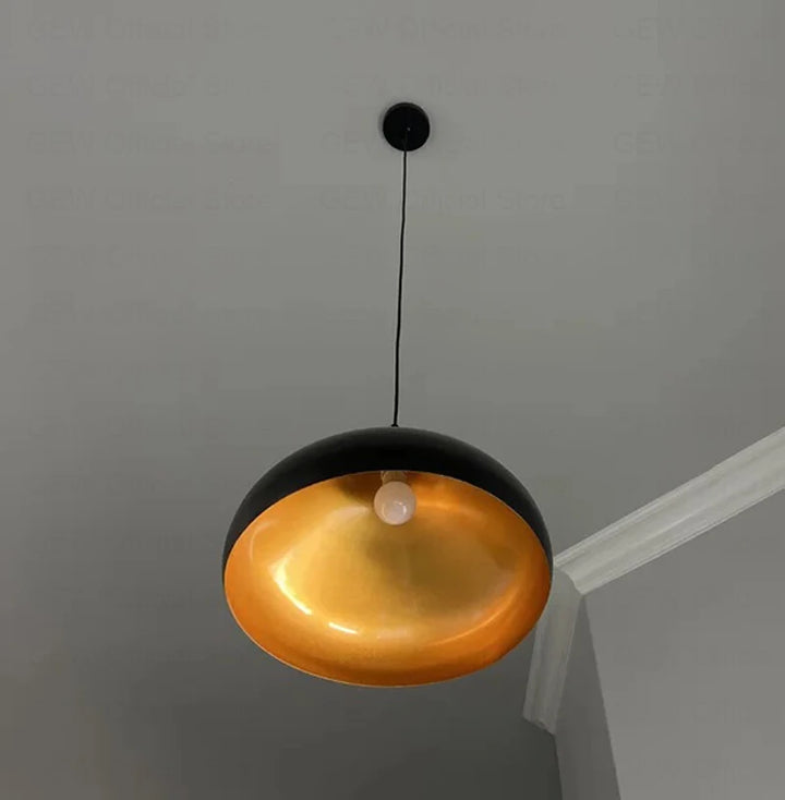 Nordic Retro Industrial Black Ceiling Pendant Lamp E27 for Restaurant Dining Table Bar Decorative Lighting Fixture