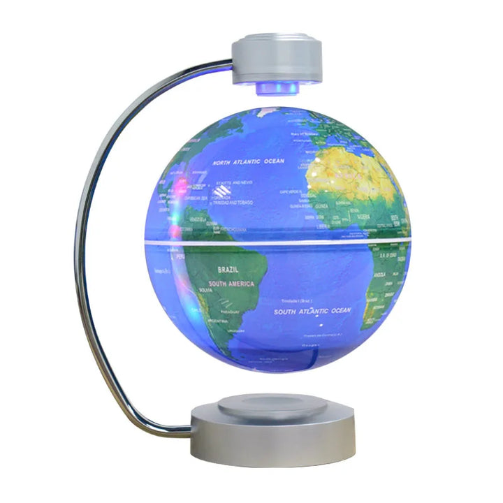 High-tech 8 Inch Magnetic Levitation Globe With LED Light Electronic Floating Globe