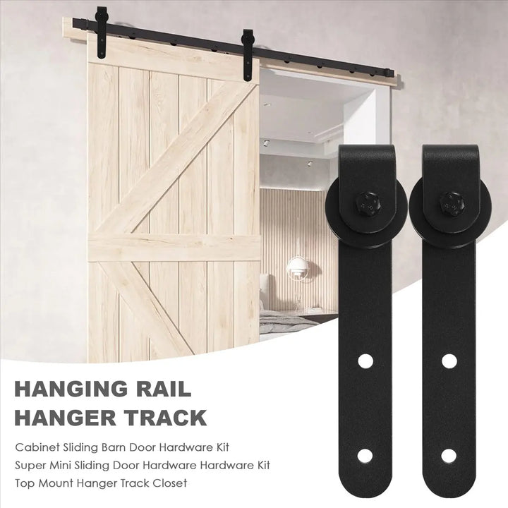 Cabinet Sliding Barn Door Hardware Kit Super Mini Sliding Door  Kit Top Mount Hanger Track Closet