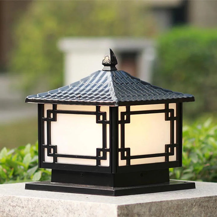 Outdoor Garden Pillar Lamp European Style Decor Courtyard Light Antique Waterproof Door Post Lamp Rainproof Fence Pillar Light