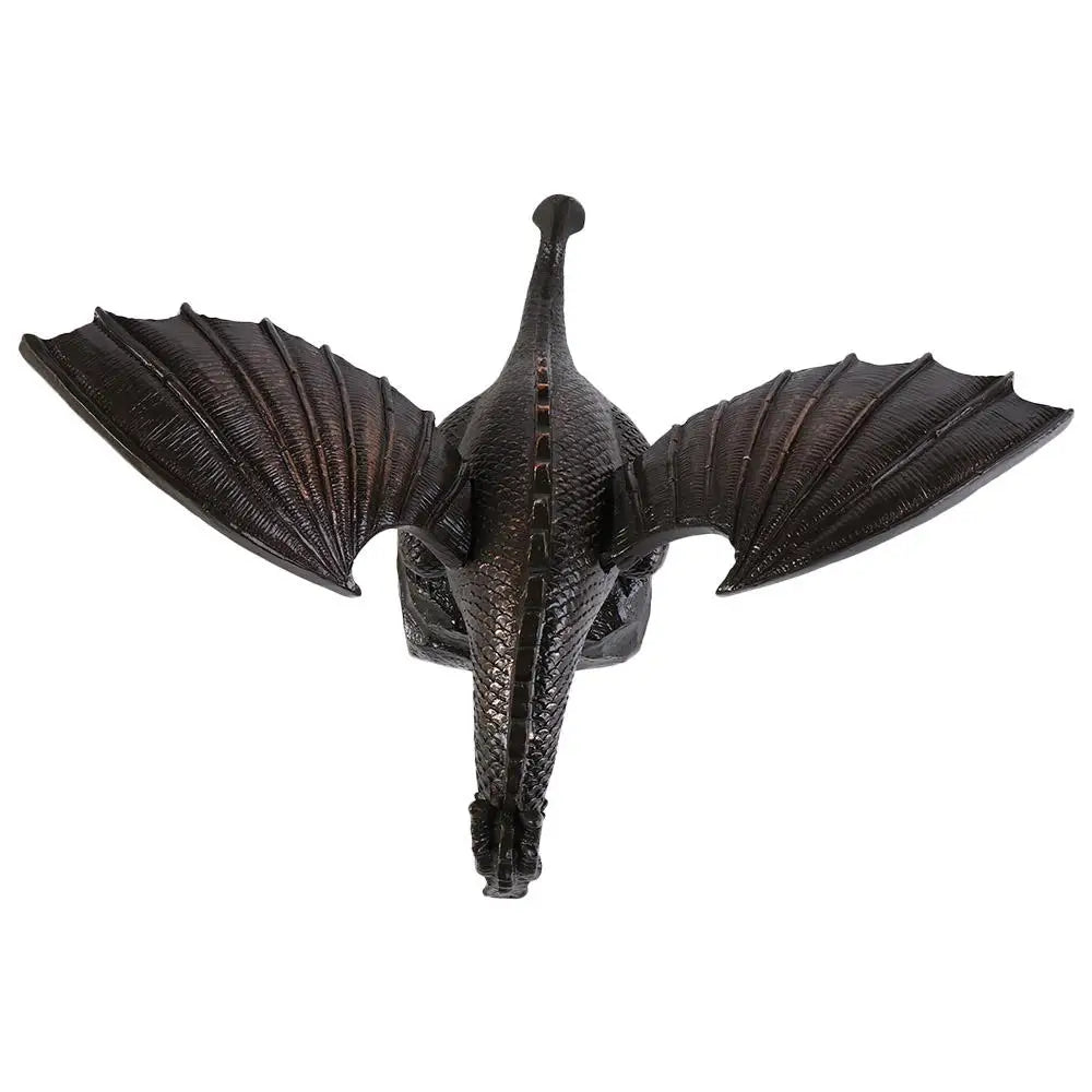 Realistic Garden Fountain Dragon Statue Dragon Pattern Resin Fountain Spray Dragon Retro Water Spray Dragon Pond Decor