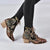 New Thick Heel Lace-up Women's Shoes Embroidered 35-43 Plus Size Fashion Retro Warm Short Boot Botas Femininas 2023