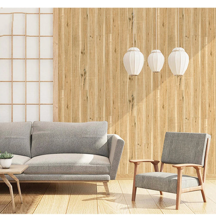 Wood Vinyl Wallpaper Roll Wood Grain Self Adhesive Wallpaper Kitchen Wardrobe Cabinet Furniture Contact Paper Renovation Door