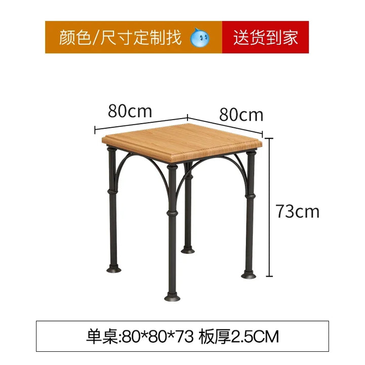 JB Light Luxury Dining Table Kitchen Unique Wooden Space Saving Modern Tables Conference Side Small Mesas De Comedor Furniture