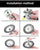 Universal Lawn Mowing Tool Steel Wire Rotary Blade Grass Cutter Garden Care Equipment Lawn Trimmer Accessory