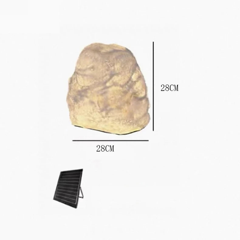 Luminous Stone Lamp Lawn Solar LED Outdoor Lighting Non Solar Lamp Outdoor Garden Decoration Outdoor Garden Light