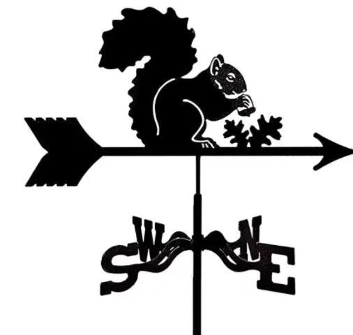 Metal Weathervane,Wind Vane,Dairy Cattle Iron Wind Direction Indicator,Villa Garden Roof Buildings,House Outdoor Decoration