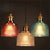 Glass Pendant Lights  E27 holder Creative Haning light for Dining Room Bedroom Bedside Bar Cafesuspension Luminaire Decoration