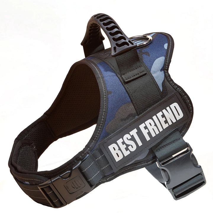Personalised No Pull Dog Harness with Custom Name and Phone Number Heavy Duty Pet Vest To Prevent Tugging Pulling Choking
