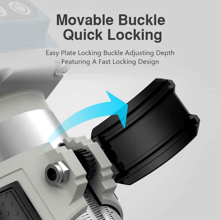 6 Speeds Brushless Hand  Electric Trimmer Cordless Wood Router Woodworking Engraving Slotting Power Tool for Makita 18V Battery