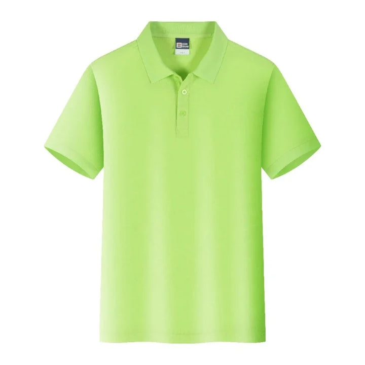 custom logo Summer New Men Polo Shirt  Short-sleeved Casual Solid Tops Custom Printing Your Own Design Photo or Logo Women Polos