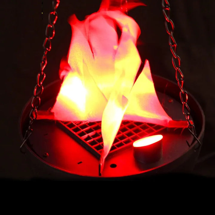 Halloween decoration electronic LED flame lamp fake fire burning prop haunted house bar store home party decoration lighting