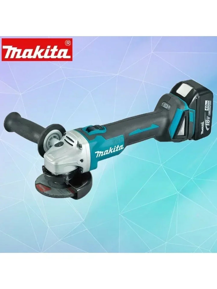 Makita DGA404 18V 125mm Brushless Lithium Electric Angle Grinder Rechargeable Cutting Machine High Power Polishing Machine