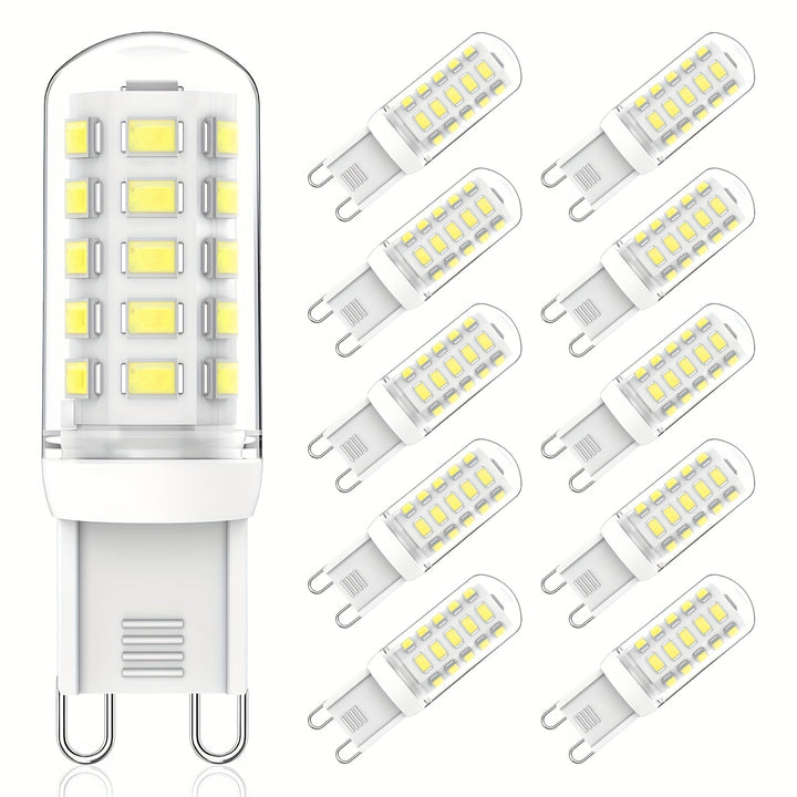 5/10 Pack Dimmable G9 LED Bulb 3W, Equivalent To 30W 40W Halogen Light, 2700K 3000K Warm White 6000K Cool White AC 220V - 240V G9 Bi Pin Base Bulb, 400 Lumens No Flashing, 360° Beam Angle, For Living Room, Bedroom, Bathroom,
