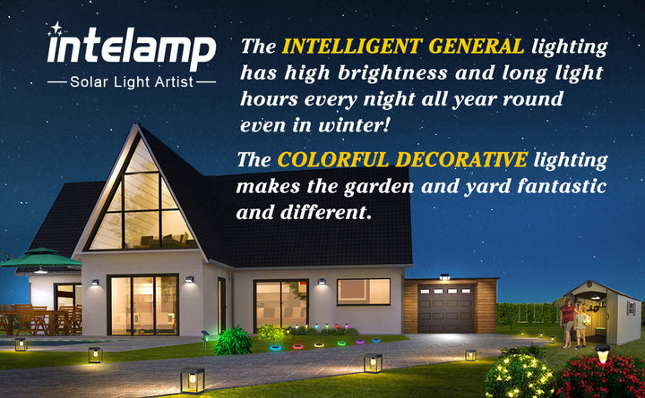2 PCS Solar Outdoor Super Bright IP65 Waterproof Street Light  Security Lights for Garden Yard Patio Porch