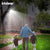 2 PCS Solar Outdoor Super Bright IP65 Waterproof Street Light  Security Lights for Garden Yard Patio Porch