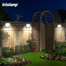 2 PCS Solar Outdoor Super Bright IP65 Waterproof Street Light  Security Lights for Garden Yard Patio Porch
