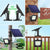 2 PCS Solar Outdoor Super Bright IP65 Waterproof Street Light  Security Lights for Garden Yard Patio Porch