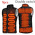 11PCS Heated Jacket Fashion Men Women Coat Intelligent USB Electric Heating Thermal Warm Clothes Winter Heated Vest Plussize