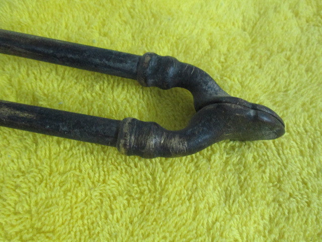 Antique Solid Art Nouvou Fireplace Thongs(650L x 90W)