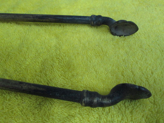 Antique Solid Art Nouvou Fireplace Thongs(650L x 90W)