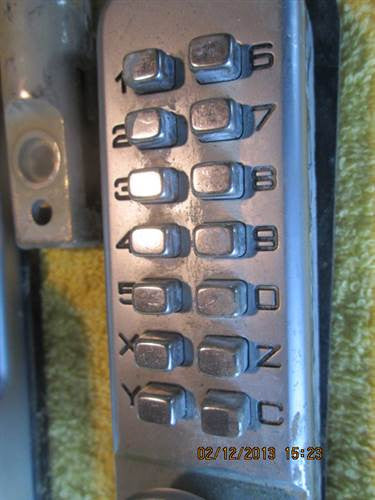 Security Lock with Door Latch