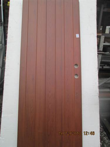 Wood Grain Effect Aluminum French Doors