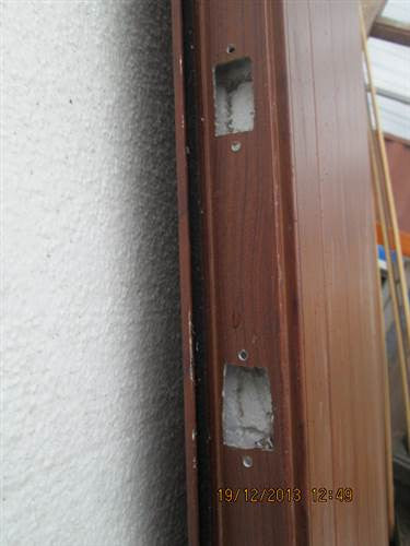Wood Grain Effect Aluminum French Doors