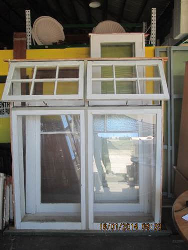 Box Window with Top Opening Colonial Lite