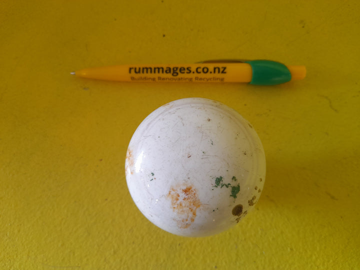 Antique Porcelain Door Knob(Missing Fixed Rose) 60Dia x 50H