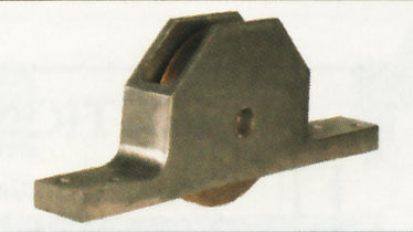 P.C Henderson Bottom Steel Door Rollers with Brass Wheels 916with 600lbs capacity 120L x 20W x 45D